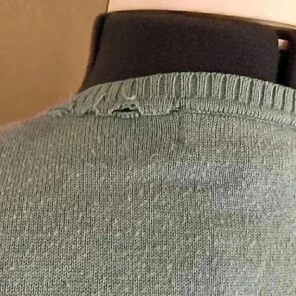 VTG Merona Y2K academia set vest sweater neutral color MEDIUM - Picture 3 of 9